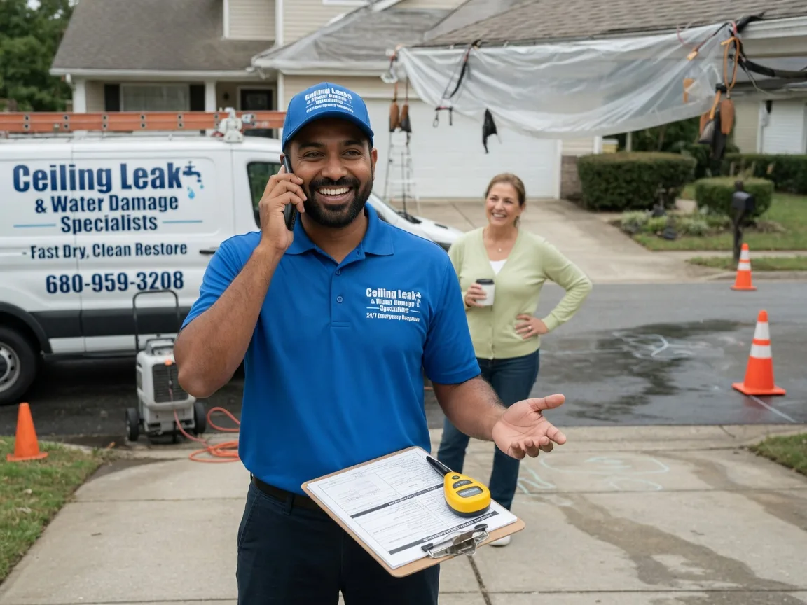Ceiling Leak Cleanup Kiron, IA FAQs